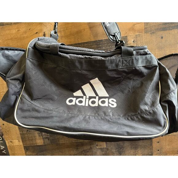 Adidas Duffle Bag- Black - Picture 1 of 8